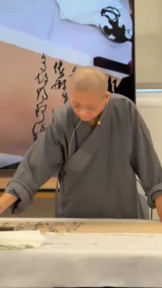 书画佛心——拾得法师的禅意艺术诗篇_中国大陆_新闻_华人头条